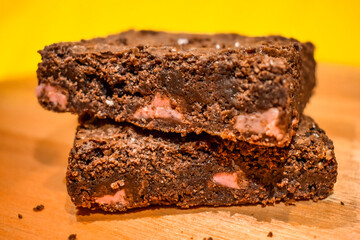 cake with chocolate