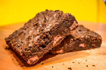 slice of chocolate cake