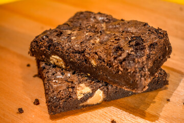 slice of chocolate cake