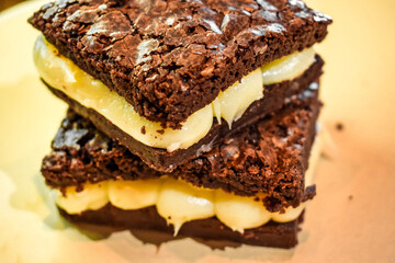 cake with chocolate