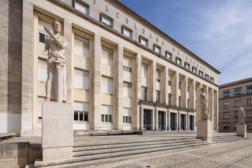 University of Coimbra was founded in 1290 and is one of the oldest in Europe.  Shown in this photo is the faculty of arts building