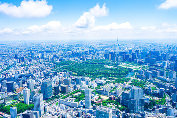 皇居空撮写真
