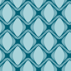 textura con líneas curvas azul