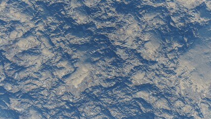 Fototapeta premium abstract aerial view, abstract cosmic texture, top view of alien planet, texture of the exo planet, abstract texture
