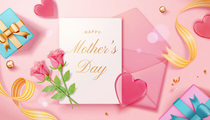 Mother's Day love letter template