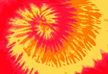 Red and Orange Tie Dye Background