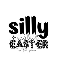 Hoppy Easter Svg, Cute Easter Bunny, Happy Easter Svg, Kids Easter Svg, Funny Easter