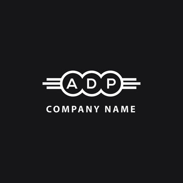Premium Vector | Adp lettering monogram logo design