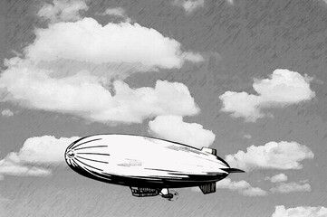 zeppelin in the sky © Lee