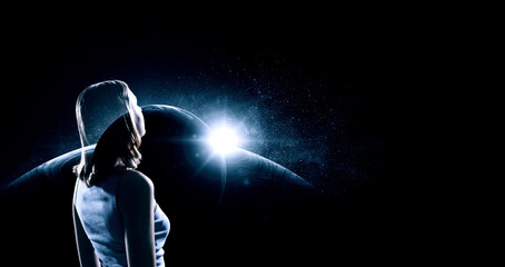 The universe within . Mixed media