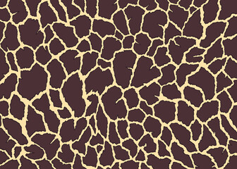 Giraffe pattern print. Digital illustration background