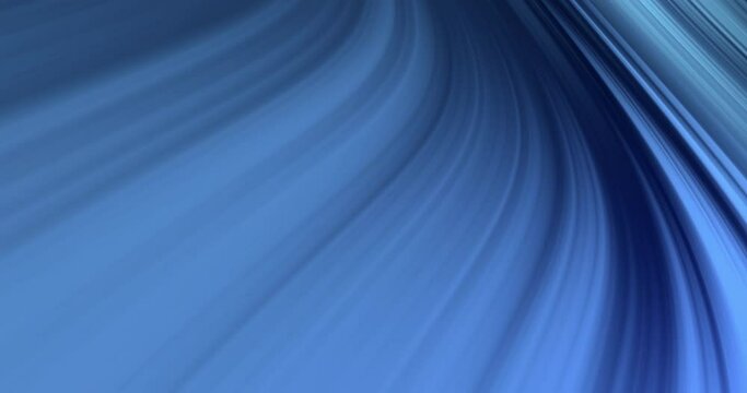 Animation of glowing blue light wave moving on black background