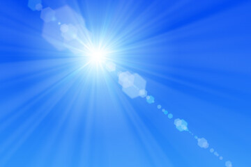Fototapeta 真夏の太陽 obraz