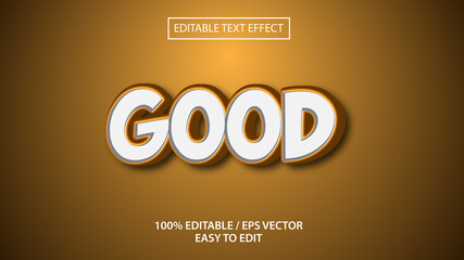 good text effect eps Premium vector 