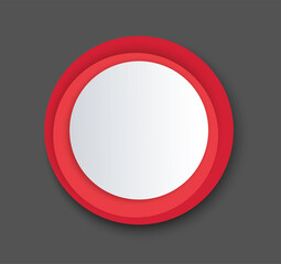 red circles background template vector