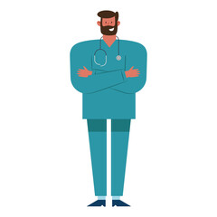 doctor with stethoscope