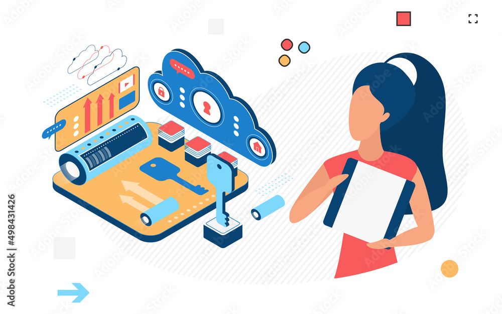 Poster big data storage platform processing input information. cloud database software management service