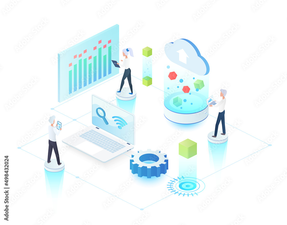 Poster computing cloud service delivered over internet network. leasing infrastructure backup and sharing f