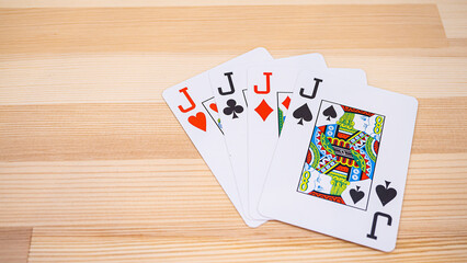 Playing cards on the desk_10