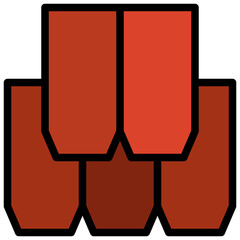 ROOF26 filled outline icon