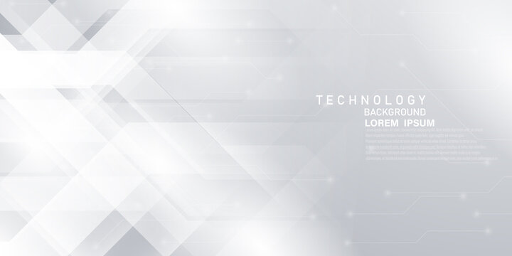 Modern white abstract technology background design vector illustration