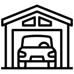 GARAGE line icon