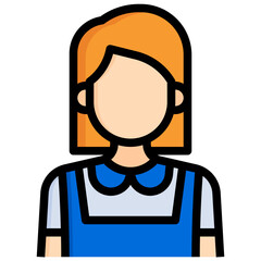 HOUSEKEEPER Filled Outline