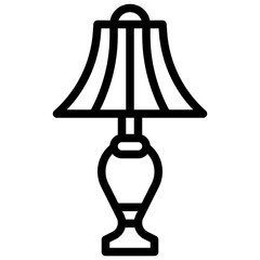 FLOOR LAMP line icon