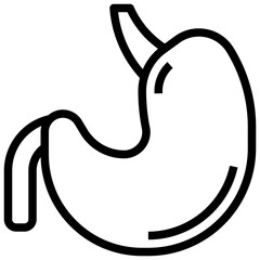 STOMACH line icon