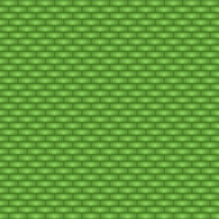 Green brick wall building panorama abstract background wallpaper pattern seamless vector illustration