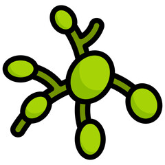 LYMPH NODES filled outline icon
