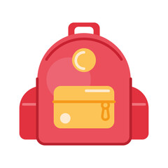 red schoolbag supply