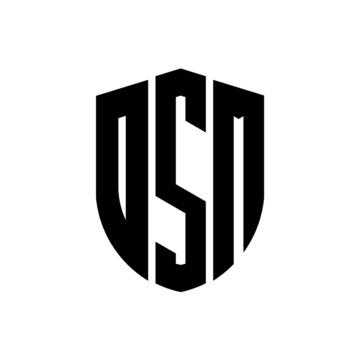 OSM letter logo design. OSM modern letter logo with black background. OSM creative  letter logo. simple and modern letter logo. vector logo modern alphabet font overlap style. Initial letters OSM 