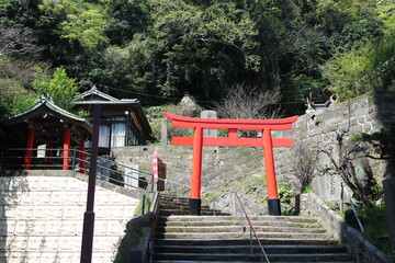 菅原神社の入り口の風景