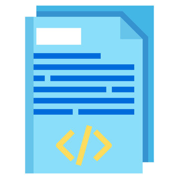 SCRIPT flat icon