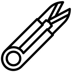 thread clipper outline icon
