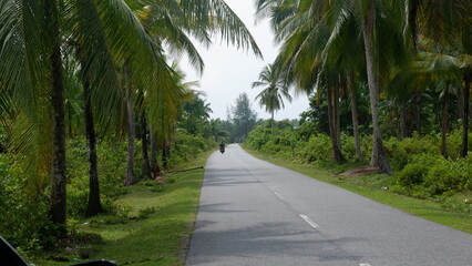 way to the beach in Key West, Miami, Floride, USA