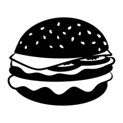 Fast Food Burger Icon