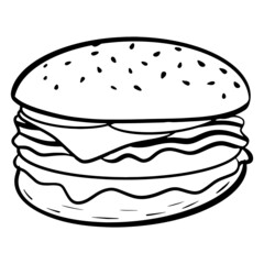 Fast Food Burger Icon