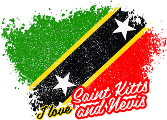 J'aime Saint-Kitts-et-Nevis
