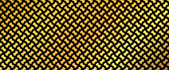 illustration of vector background with gold colored pattern