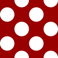 Abstract seamless pattern with monochrome balls.Polka dots ornament.Illustration of dots pattern for background abstract.Good for invitation,poster,card,flyer,banner,textile,fabric,gift wrapping paper