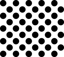 Abstract seamless pattern with monochrome balls.Polka dots ornament.Illustration of dots pattern for background abstract.Good for invitation,poster,card,flyer,banner,textile,fabric,gift wrapping paper