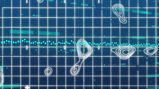 Animation of graphs and isohypses in digital space