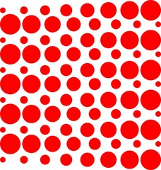 Abstract Gradient pattern with monochrome balls.Polka dots ornament.Illustration of dots pattern for background abstract.Good for invitation,poster,card,flyer,banner,textile,fabric,gift