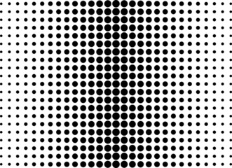 Big & Small polka dot pattern background.Black and white seamless polka dot pattern vector.Seamless pattern. Big dots wallpaper. Circles ornament. Polka dot motif. Circular figures backdrop.