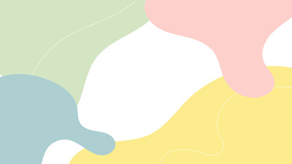 Hello Spring hand sketched background. vintage lettering banner poster template background