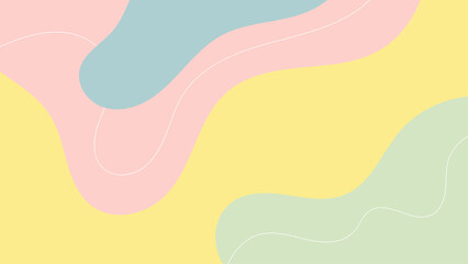 Hello Spring hand sketched background. vintage lettering banner poster template background