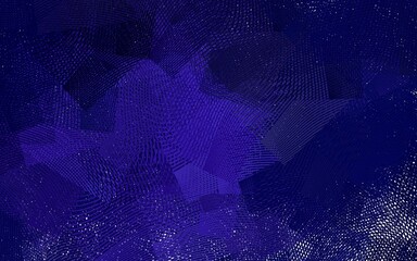 Dark Purple vector backdrop with memphis shapes.