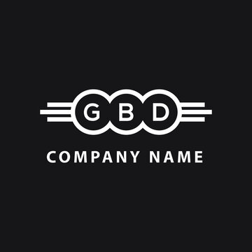 GBD letter logo design on black background. GBD  creative initials letter logo concept. GBD letter design.
